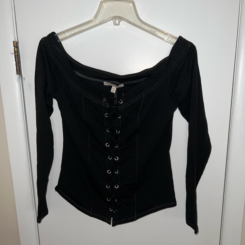 Express Off The Shoulder Shirt